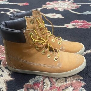 Timberland Tan High-Top Sneakers